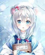 Image result for Aesthetic Anime Girl with White Hair