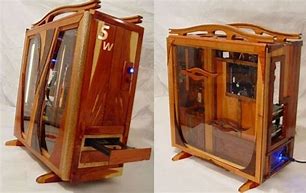 Image result for Case Mod Wood PC