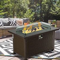 Image result for Outdoor Gas Fire Pit Tables