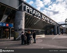 Image result for Train Station in Praha 7