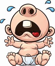 Image result for cute cartoon baby boy crying