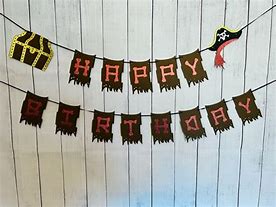 Image result for Pirate Birthday Banner