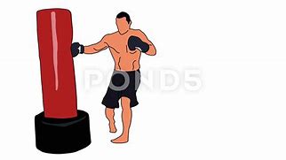 Image result for Kickboxing Drawing