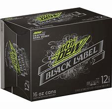 Image result for Mountain Dew Black Label