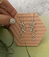 Image result for Silver Ball Earrings