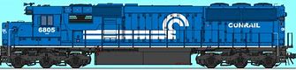 Image result for Conrail SD50