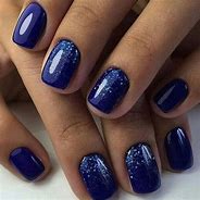 Image result for Blue Glitter Nail Designs