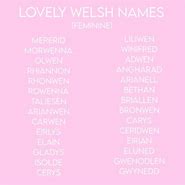 Image result for Welsh Female Names