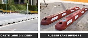 Image result for Plastic Lane Dividers