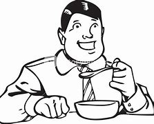 Image result for Graphic of People Eating Soup