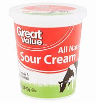 Image result for Great Value Sour Cream