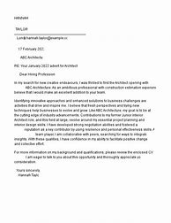 Image result for Letter of Application Template