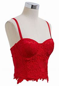 Image result for Red Cut Out Bustier