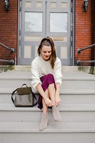 Image result for Wearing Midi Skirt and Sweater