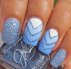 Image result for Bright Blue Nail Designs