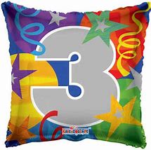 Image result for Number 3 Balloon