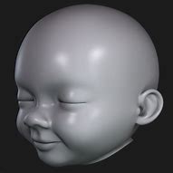 Image result for Baby Head 3D Model