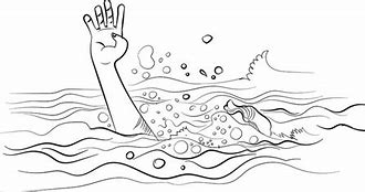 Image result for Human Drowning Drawing