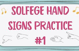 Image result for Solfege Hand Signs