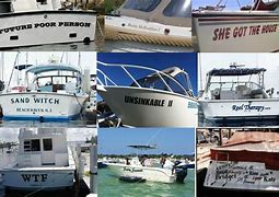 Image result for Fancy Boat Name