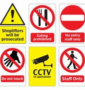 Image result for Printable Prohibition Signs