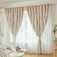 Image result for Lacy Curtains for Bedroom