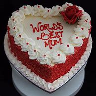 Image result for Red Velvet Cake Heart Shape