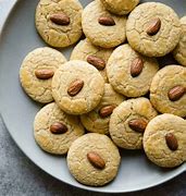 Image result for Chewy Chinese Almond Cookies