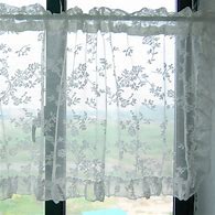 Image result for Lace Curtains for Kitchen Window