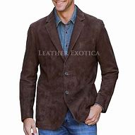 Image result for Leather Blazer