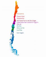 Image result for Regions of Chile Map