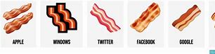 Image result for Emoji Eating Bacon