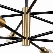 Image result for Black Brass Sputnik Chandelier