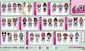 Image result for LOL Doll Names Checklist