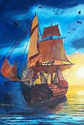 Image result for Sailing Ship Art Prints