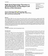 Image result for Right Atrial Appendage Thrombus