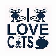 Image result for I Love Cats SVG