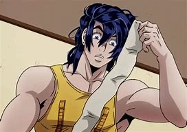 Image result for Josuke Hair Back