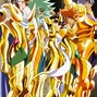 Image result for Gold Anime Lion Saint Saya