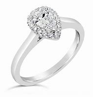 Image result for Pear-Shaped Engagement Ring with Hal