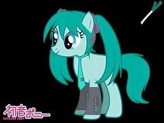 Image result for Hatsune Miku Pony