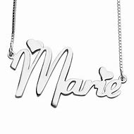 Image result for Name Necklaces for Girls