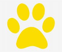 Image result for Yellow and Black Paw Print