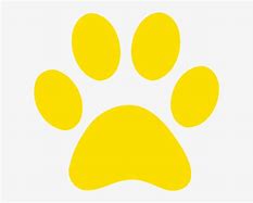 Image result for Yellow Flaming Paw Print