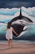 Image result for Painting of Whale Attack