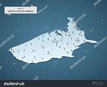 Image result for 3D Map United States Isometric