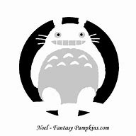 Image result for Totoro Pumpkin Stencil