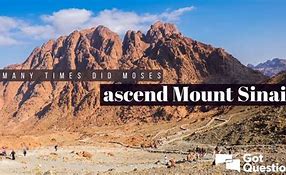 Image result for Moses Mount Sinai Mountain