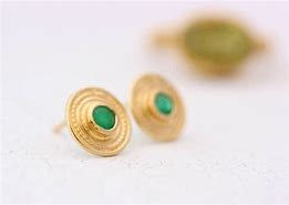 Image result for Emerald Earrings Genuine