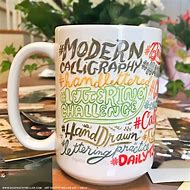 Image result for Contoh Mug Hand Lettering